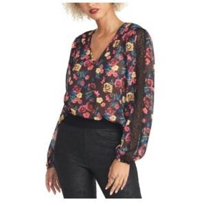 Size Medium Rachel Roy Eve Floral-Print Top